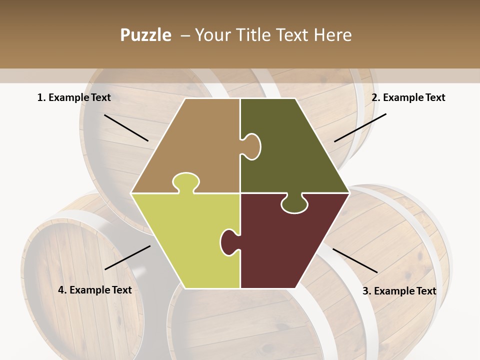 Stave Wine Timber PowerPoint Template