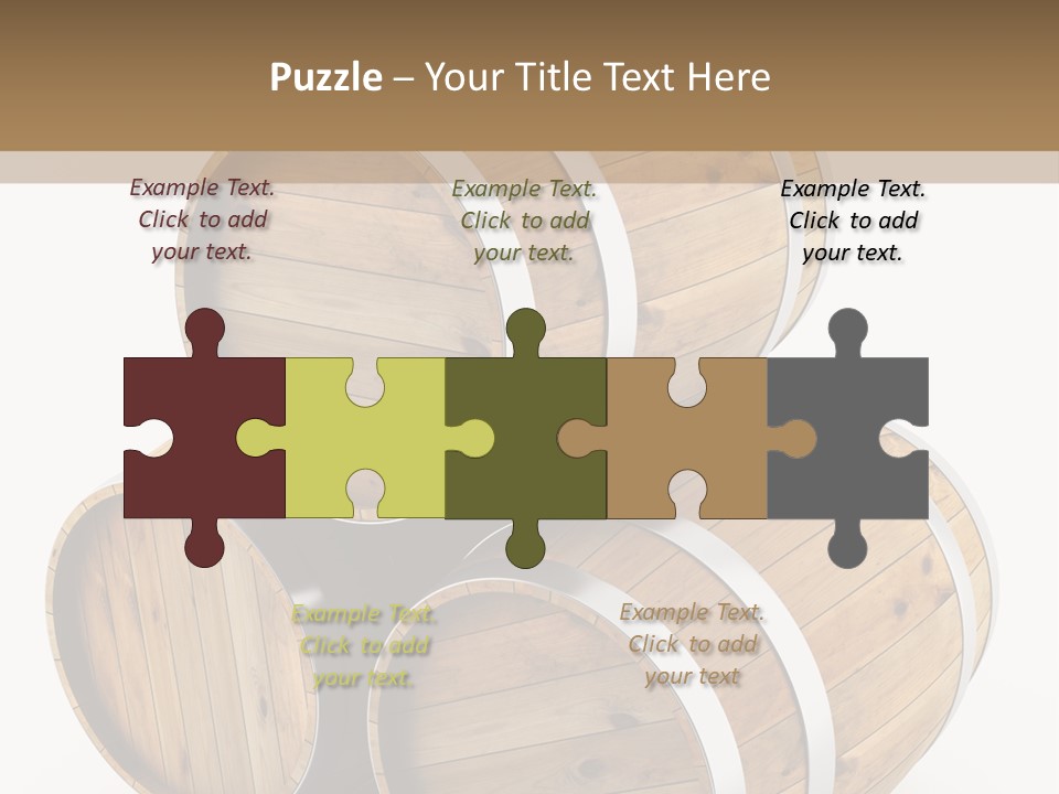 Stave Wine Timber PowerPoint Template