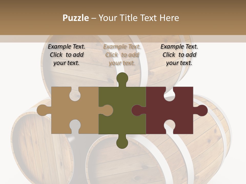 Stave Wine Timber PowerPoint Template