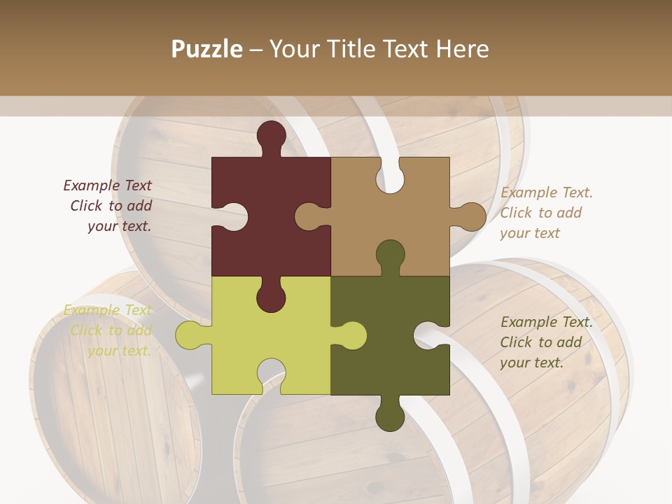 Stave Wine Timber PowerPoint Template