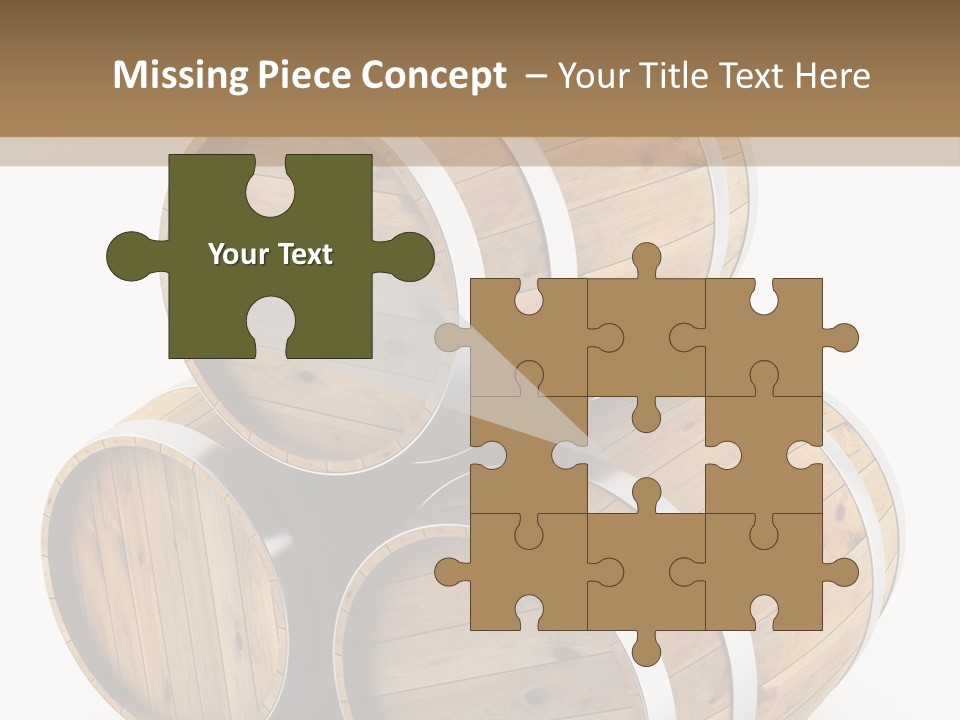 Stave Wine Timber PowerPoint Template