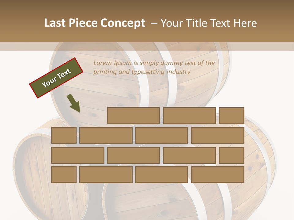 Stave Wine Timber PowerPoint Template