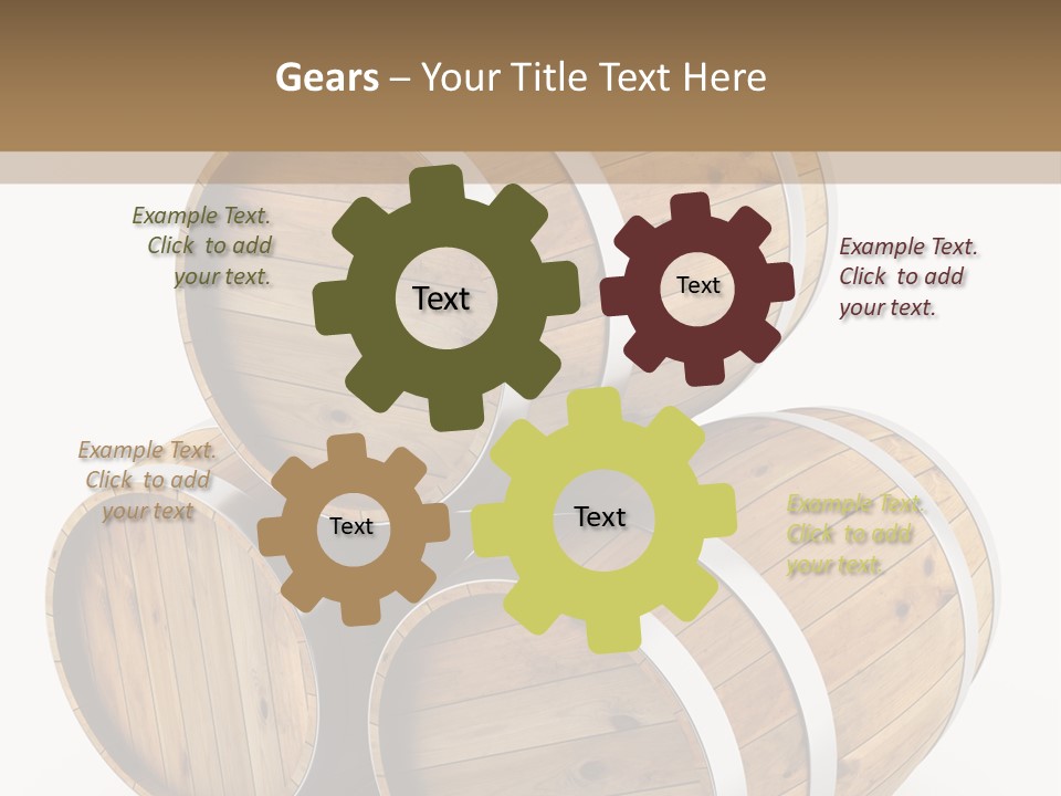 Stave Wine Timber PowerPoint Template