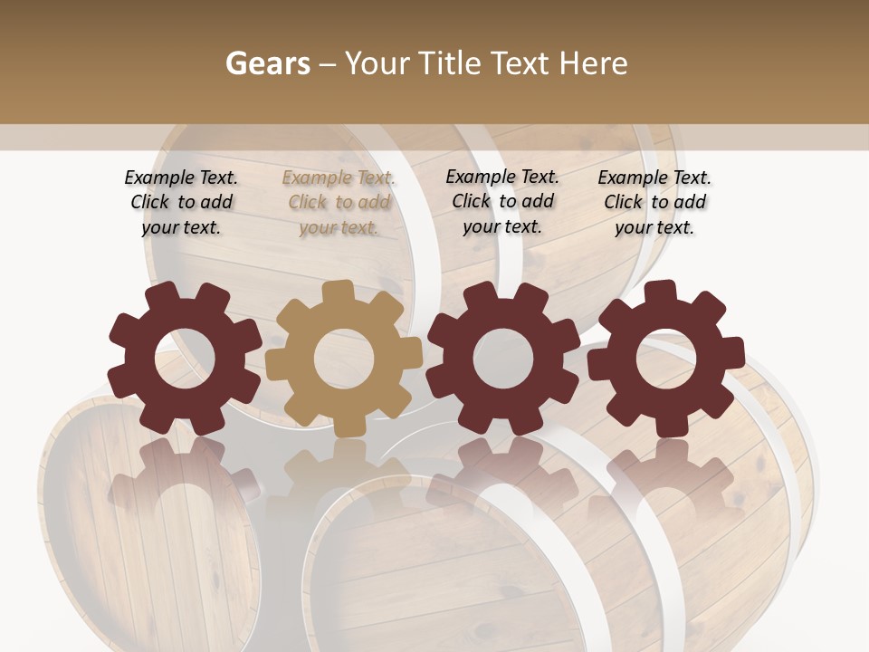 Stave Wine Timber PowerPoint Template