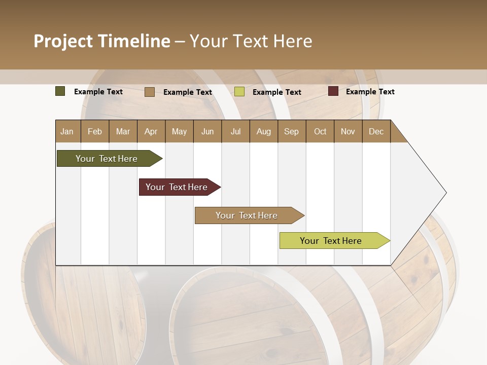 Stave Wine Timber PowerPoint Template