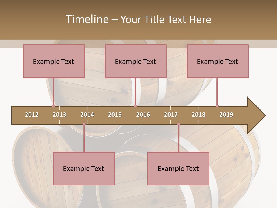 Stave Wine Timber PowerPoint Template