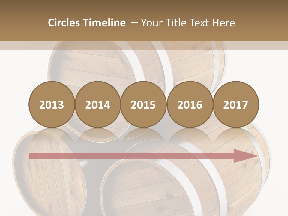 Stave Wine Timber PowerPoint Template