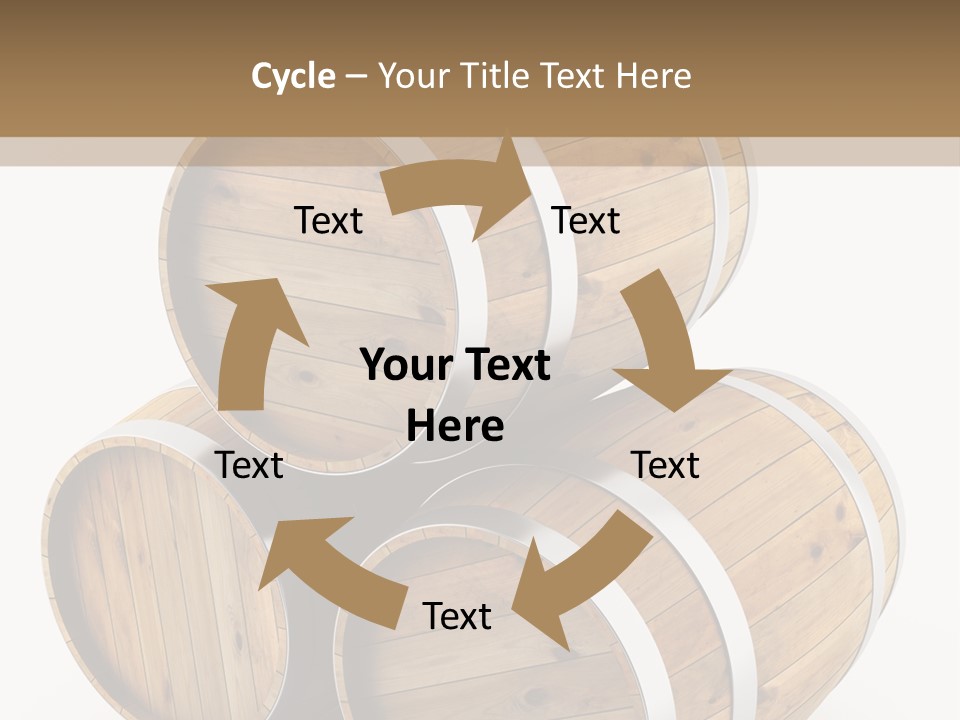 Stave Wine Timber PowerPoint Template