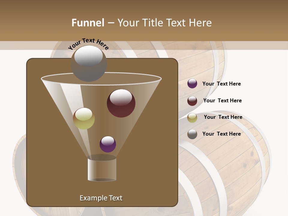 Stave Wine Timber PowerPoint Template