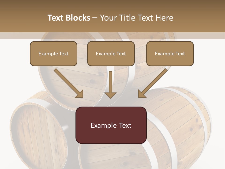 Stave Wine Timber PowerPoint Template