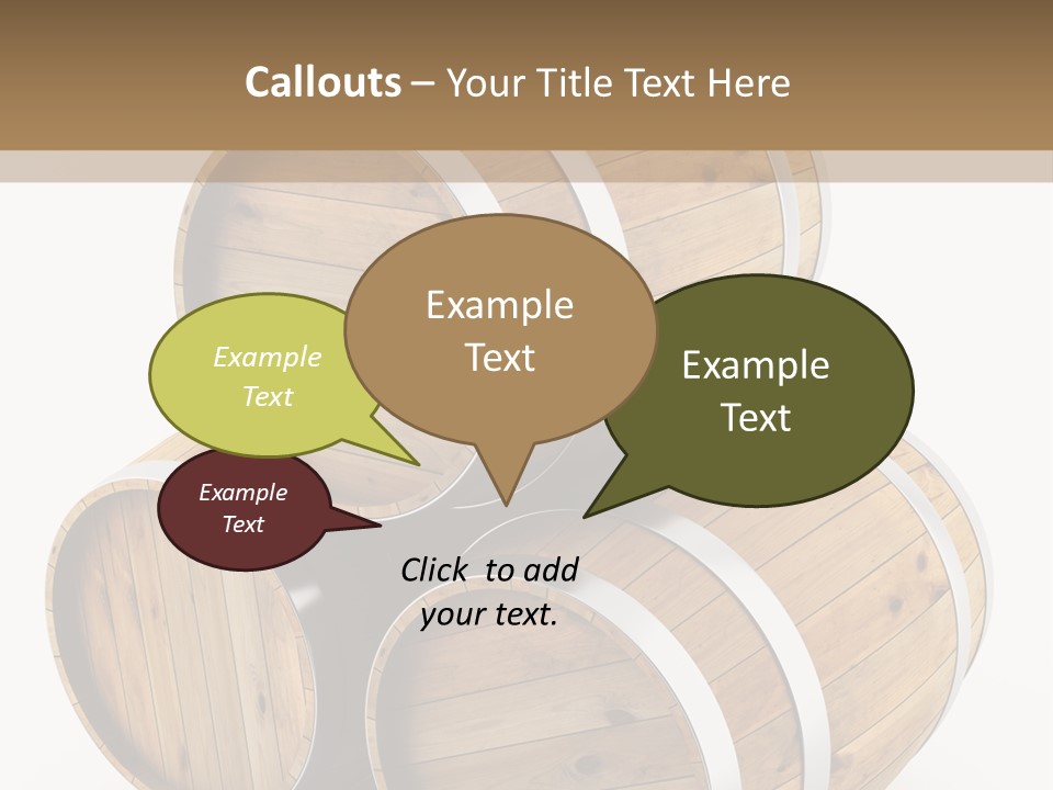 Stave Wine Timber PowerPoint Template