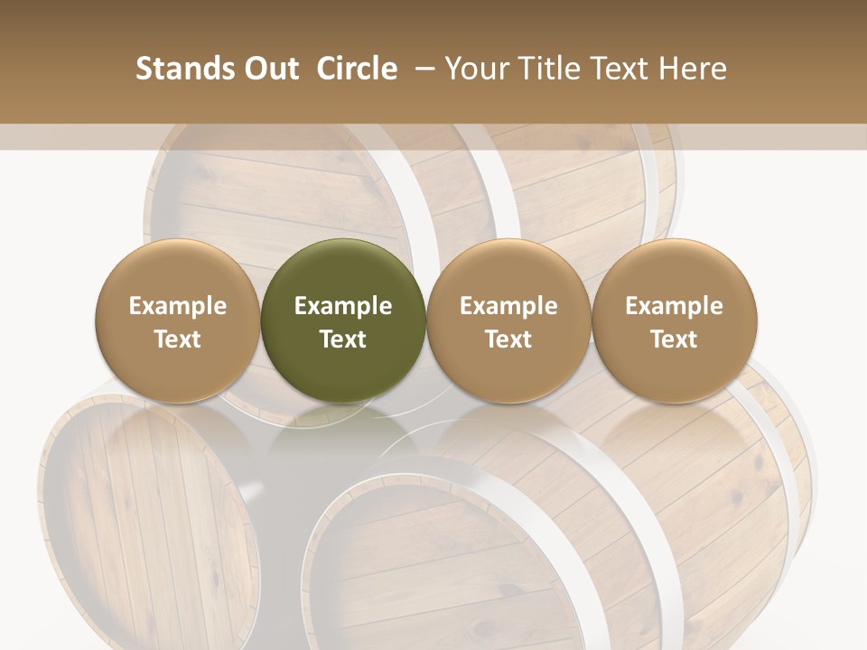 Stave Wine Timber PowerPoint Template