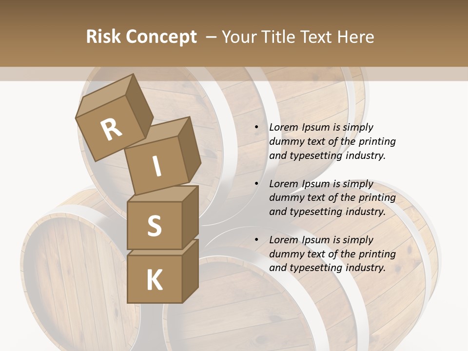 Stave Wine Timber PowerPoint Template