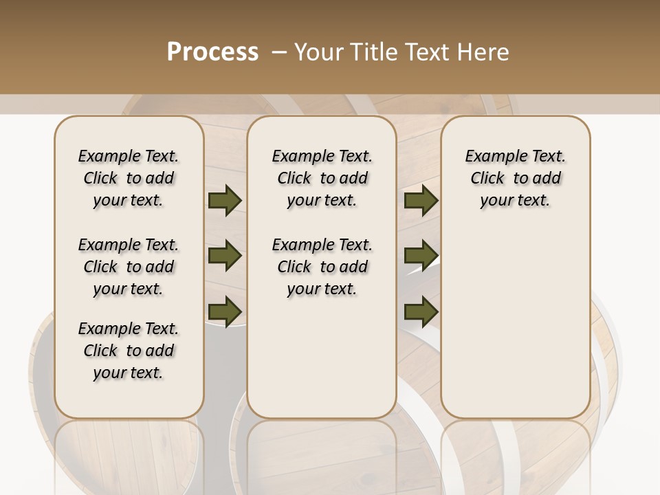 Stave Wine Timber PowerPoint Template