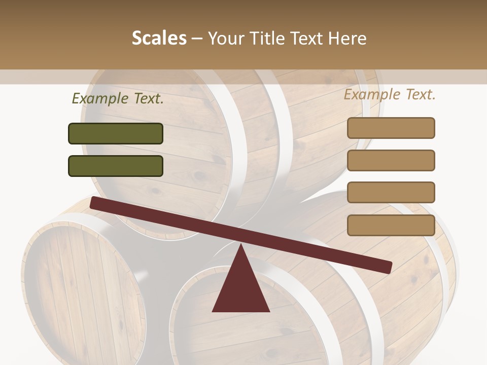 Stave Wine Timber PowerPoint Template
