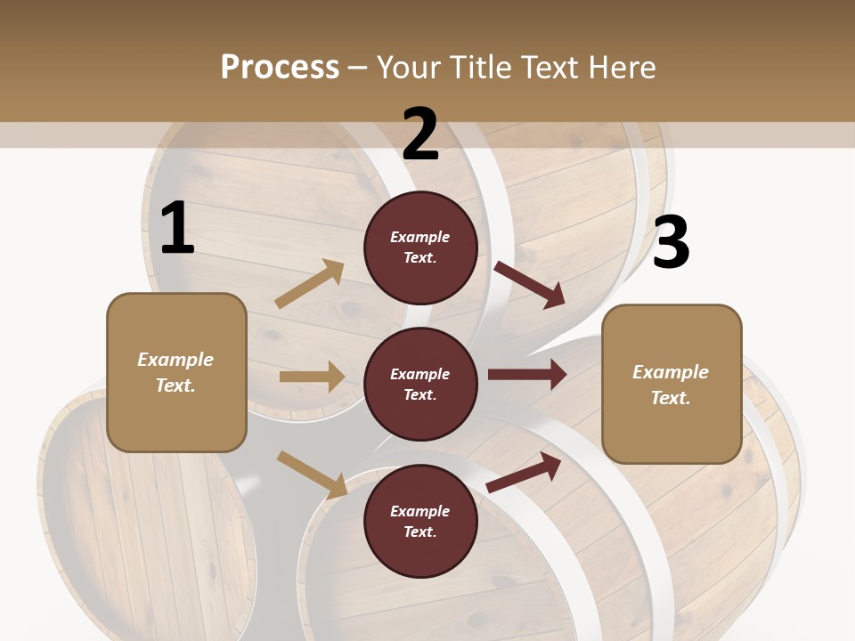 Stave Wine Timber PowerPoint Template
