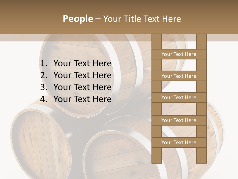 Stave Wine Timber PowerPoint Template