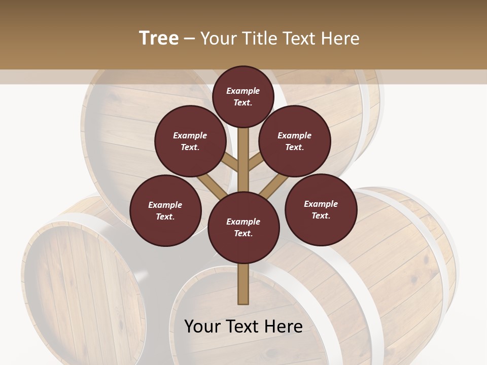 Stave Wine Timber PowerPoint Template