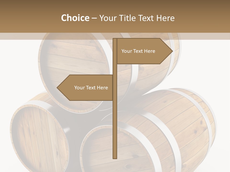 Stave Wine Timber PowerPoint Template