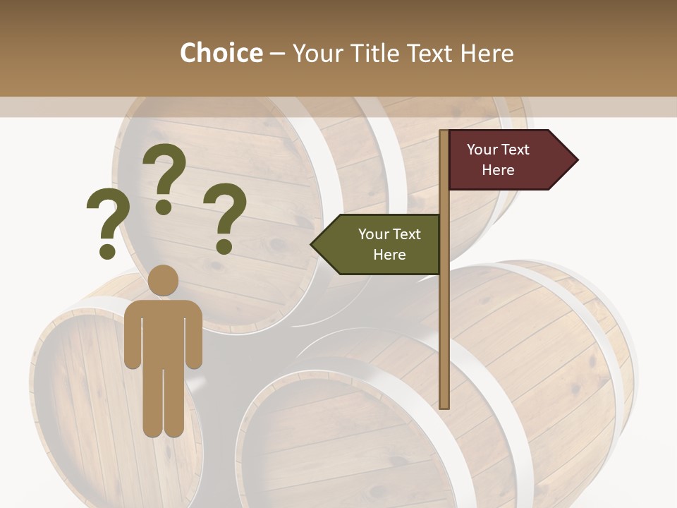 Stave Wine Timber PowerPoint Template