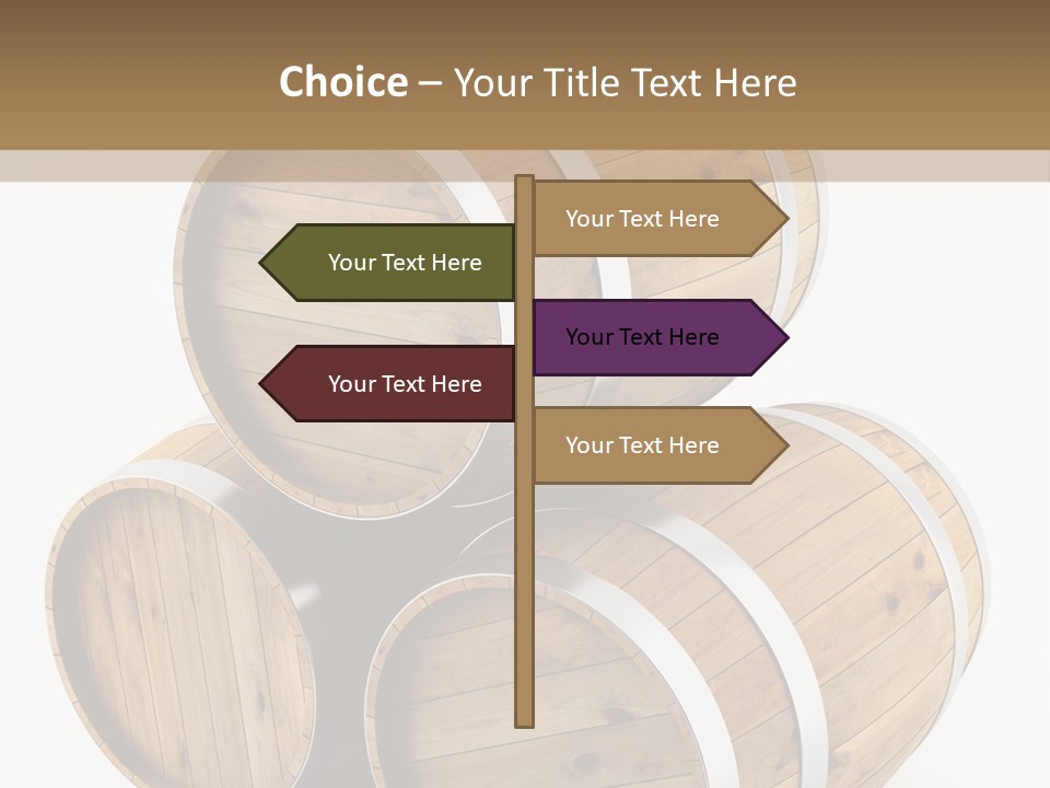 Stave Wine Timber PowerPoint Template