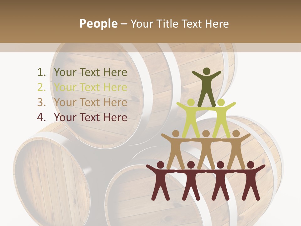 Stave Wine Timber PowerPoint Template