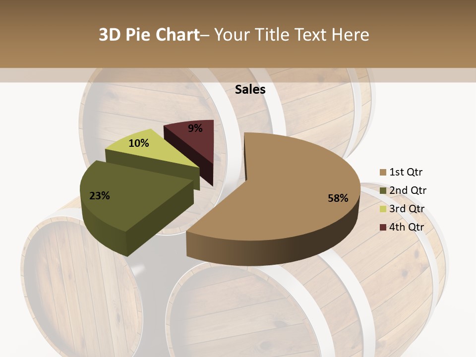 Stave Wine Timber PowerPoint Template