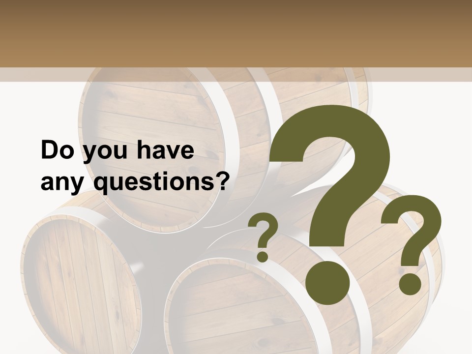 Stave Wine Timber PowerPoint Template