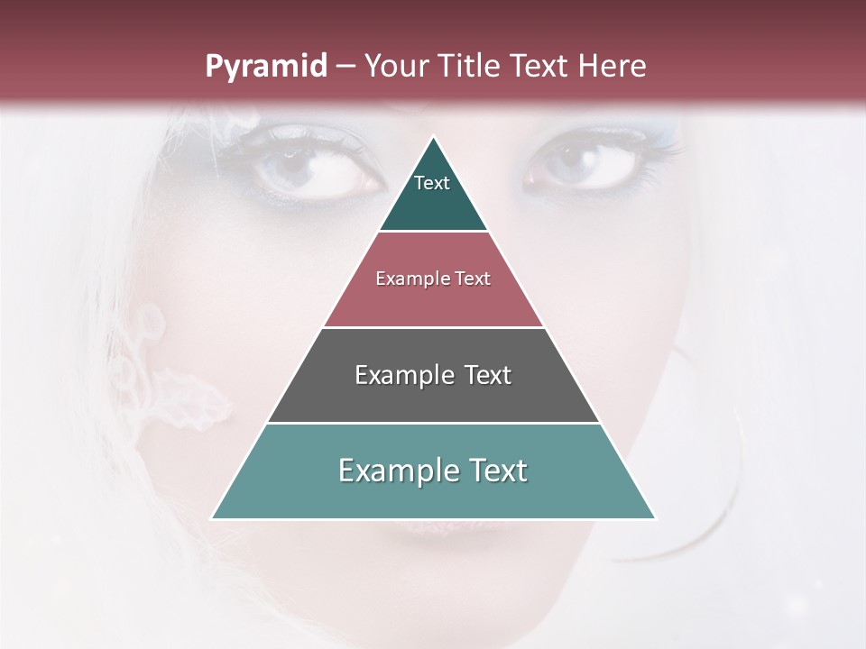 Make Up Fairy Blue PowerPoint Template