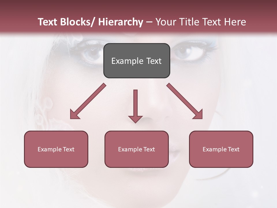 Make Up Fairy Blue PowerPoint Template