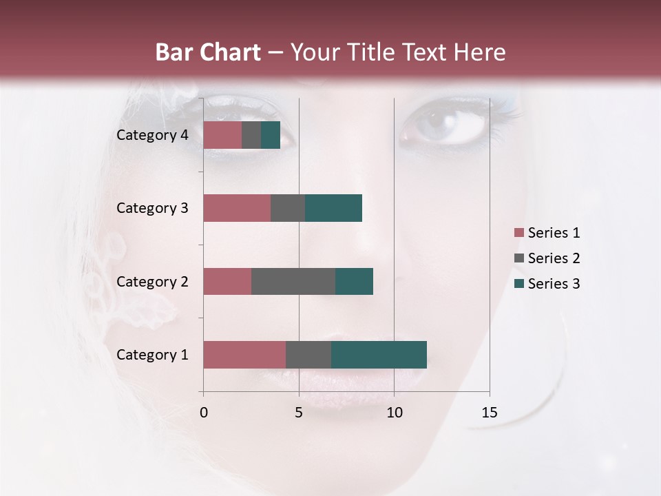 Make Up Fairy Blue PowerPoint Template