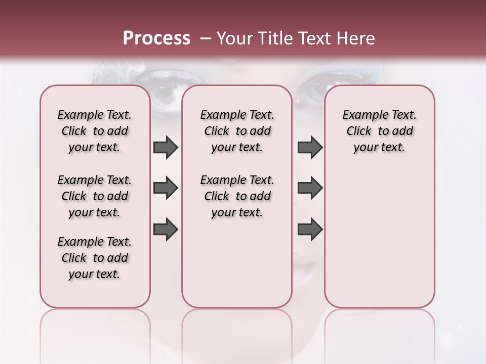 Make Up Fairy Blue PowerPoint Template