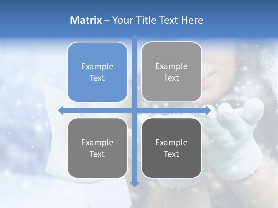 Wind Flakes Windy PowerPoint Template