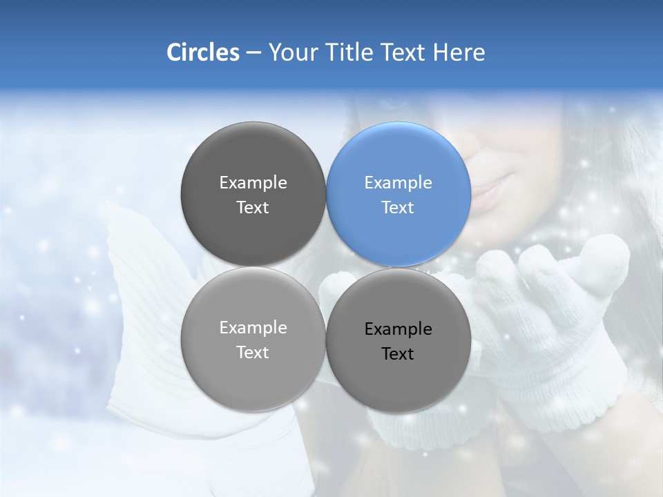 Wind Flakes Windy PowerPoint Template