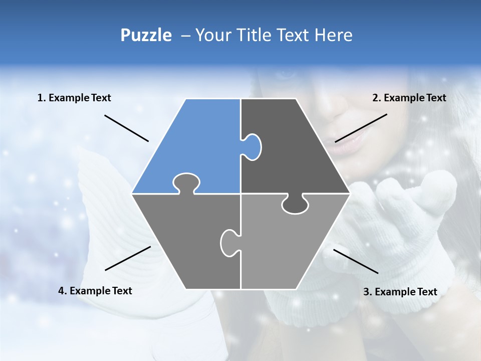 Wind Flakes Windy PowerPoint Template