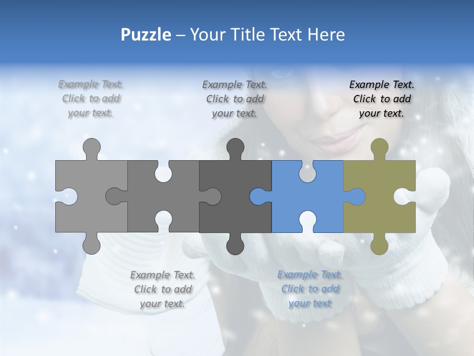 Wind Flakes Windy PowerPoint Template