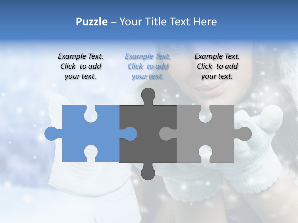 Wind Flakes Windy PowerPoint Template