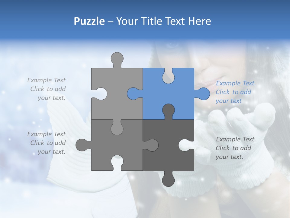 Wind Flakes Windy PowerPoint Template