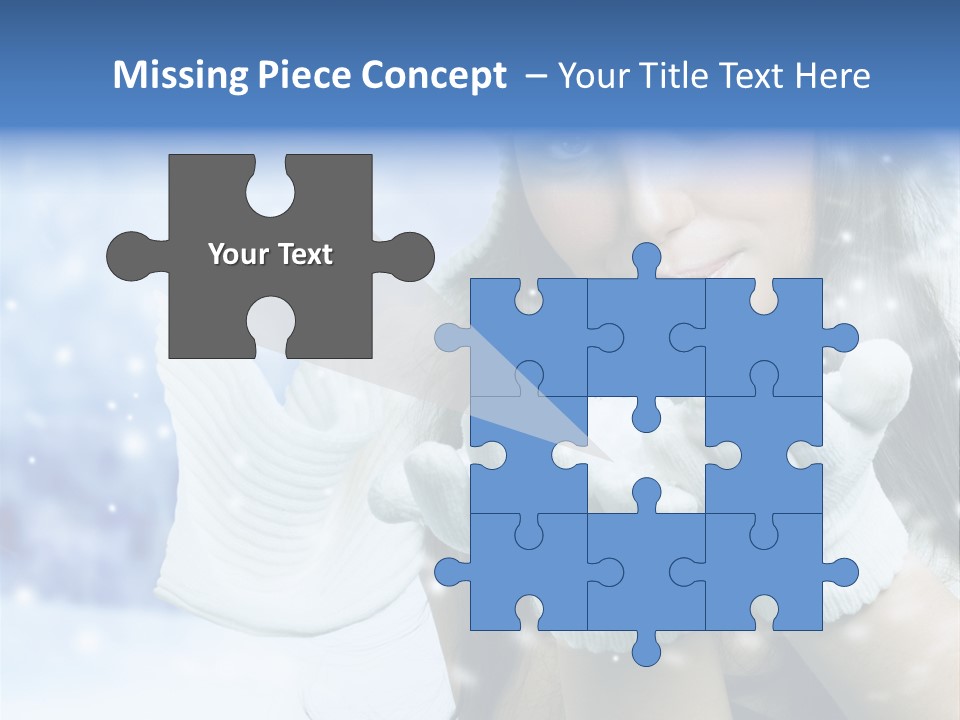 Wind Flakes Windy PowerPoint Template