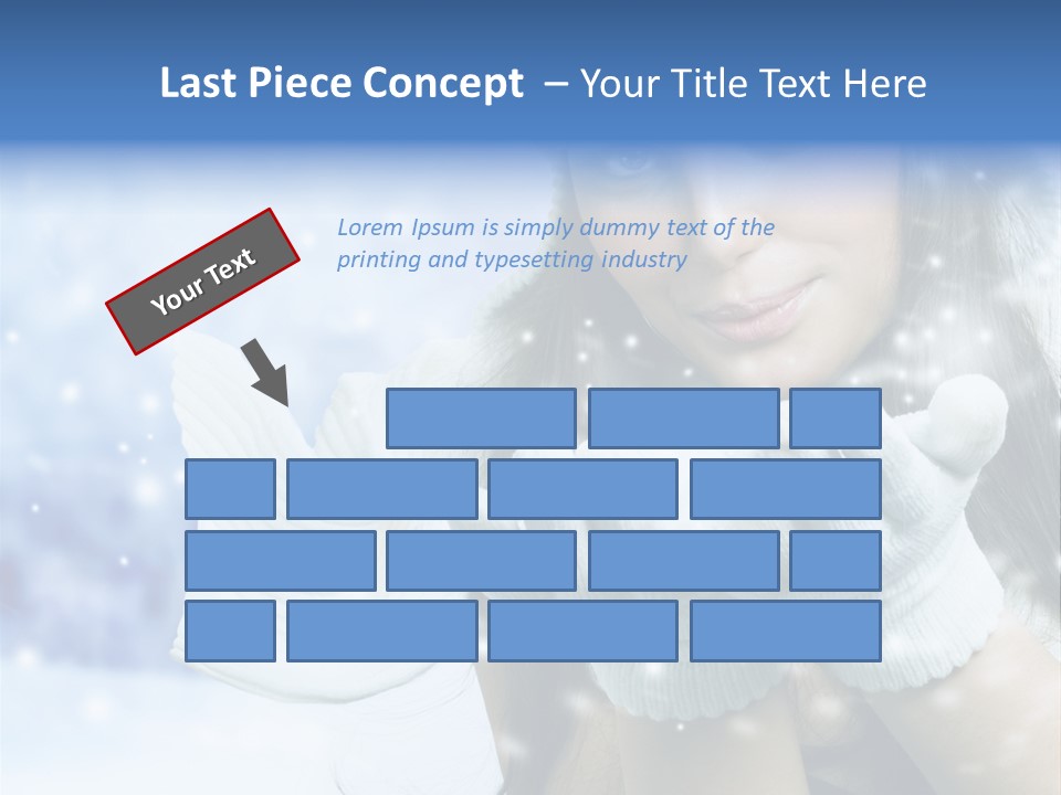 Wind Flakes Windy PowerPoint Template