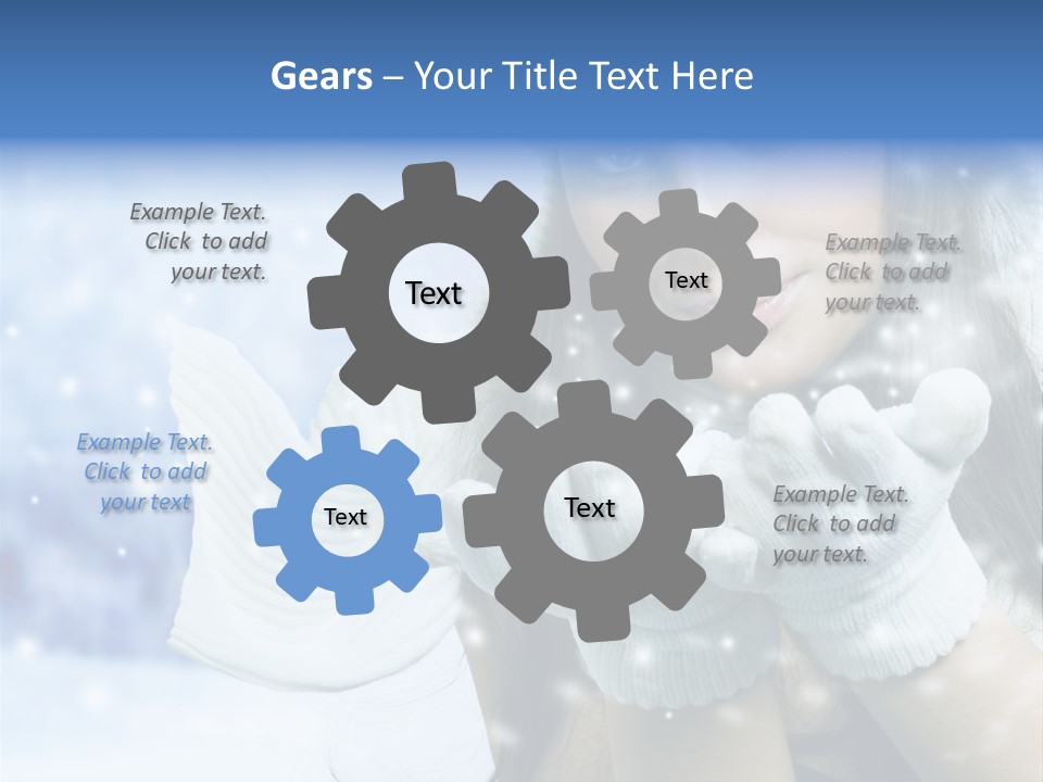 Wind Flakes Windy PowerPoint Template