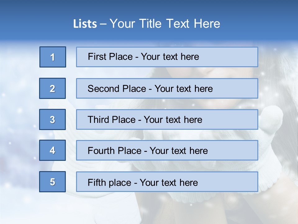 Wind Flakes Windy PowerPoint Template