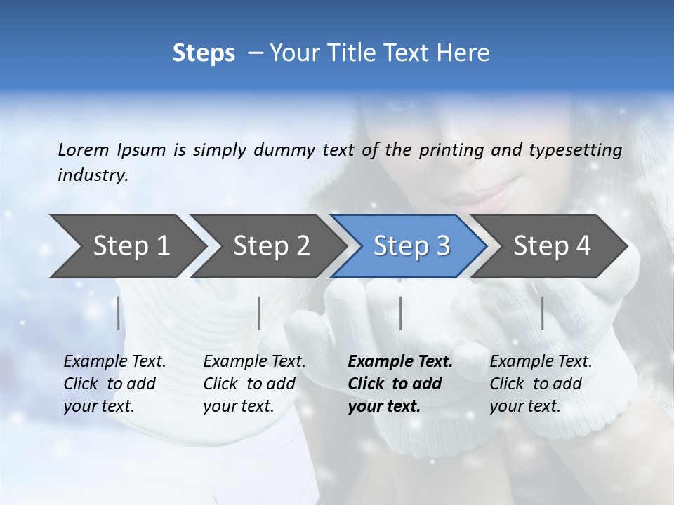 Wind Flakes Windy PowerPoint Template