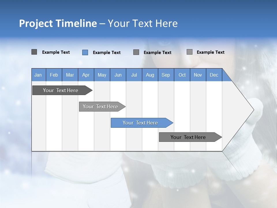 Wind Flakes Windy PowerPoint Template