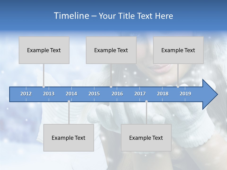 Wind Flakes Windy PowerPoint Template