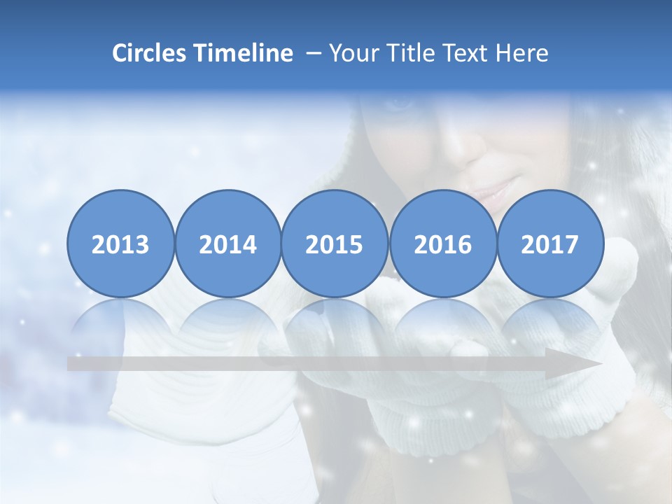 Wind Flakes Windy PowerPoint Template