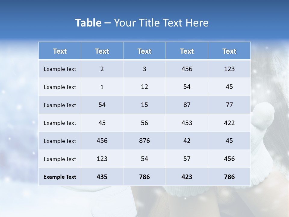 Wind Flakes Windy PowerPoint Template