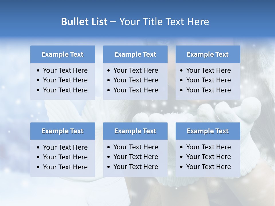 Wind Flakes Windy PowerPoint Template