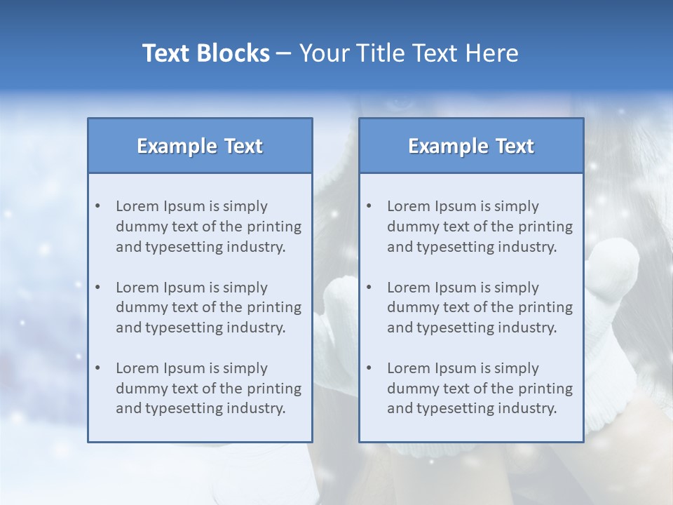 Wind Flakes Windy PowerPoint Template