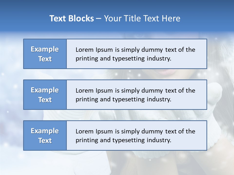 Wind Flakes Windy PowerPoint Template